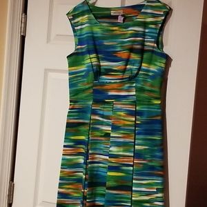 Calvin Klein multi-colored dress